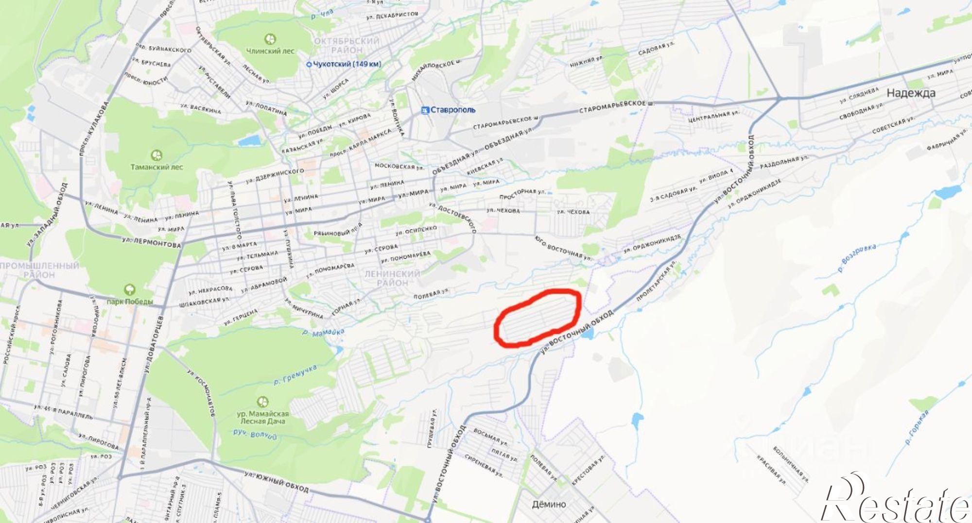 Купить землю, земельный участок за 1 500 000 рублей на Ставрополь, СТ Теплосеть