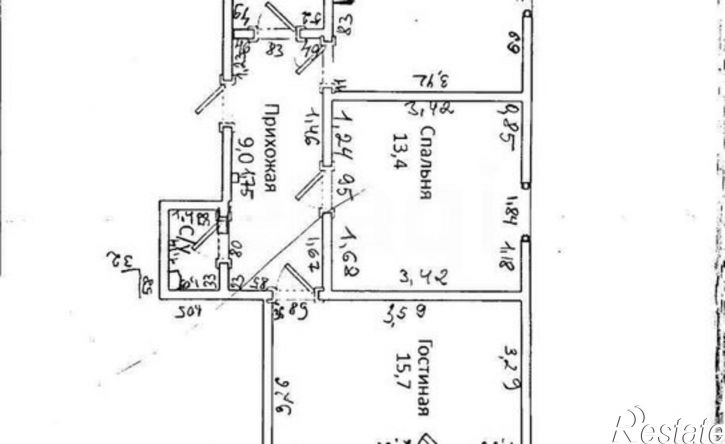 2-комн квартира ул Новая, 2А,  д. 2А