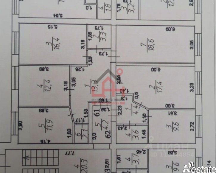 3-комн квартира Ессентуки г., Орджоникидзе ул.