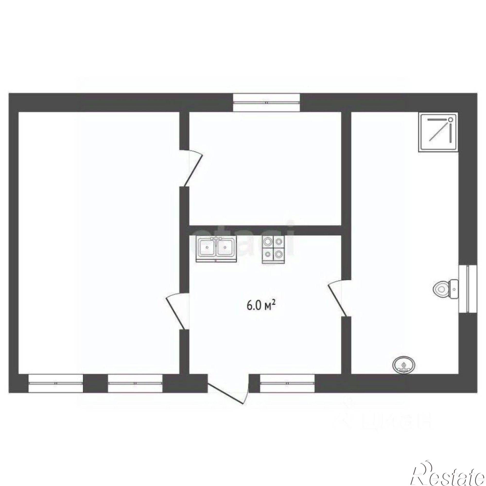 Купить квартиру за 2 500 000 рублей на Змейская улица, 17