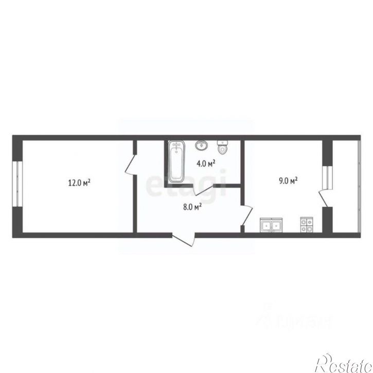 1-комн квартира