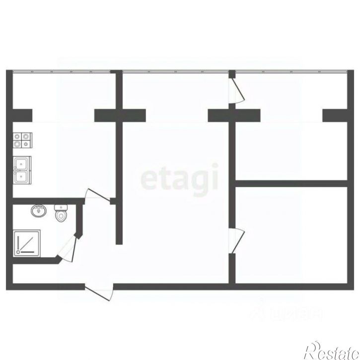 2-комн квартира