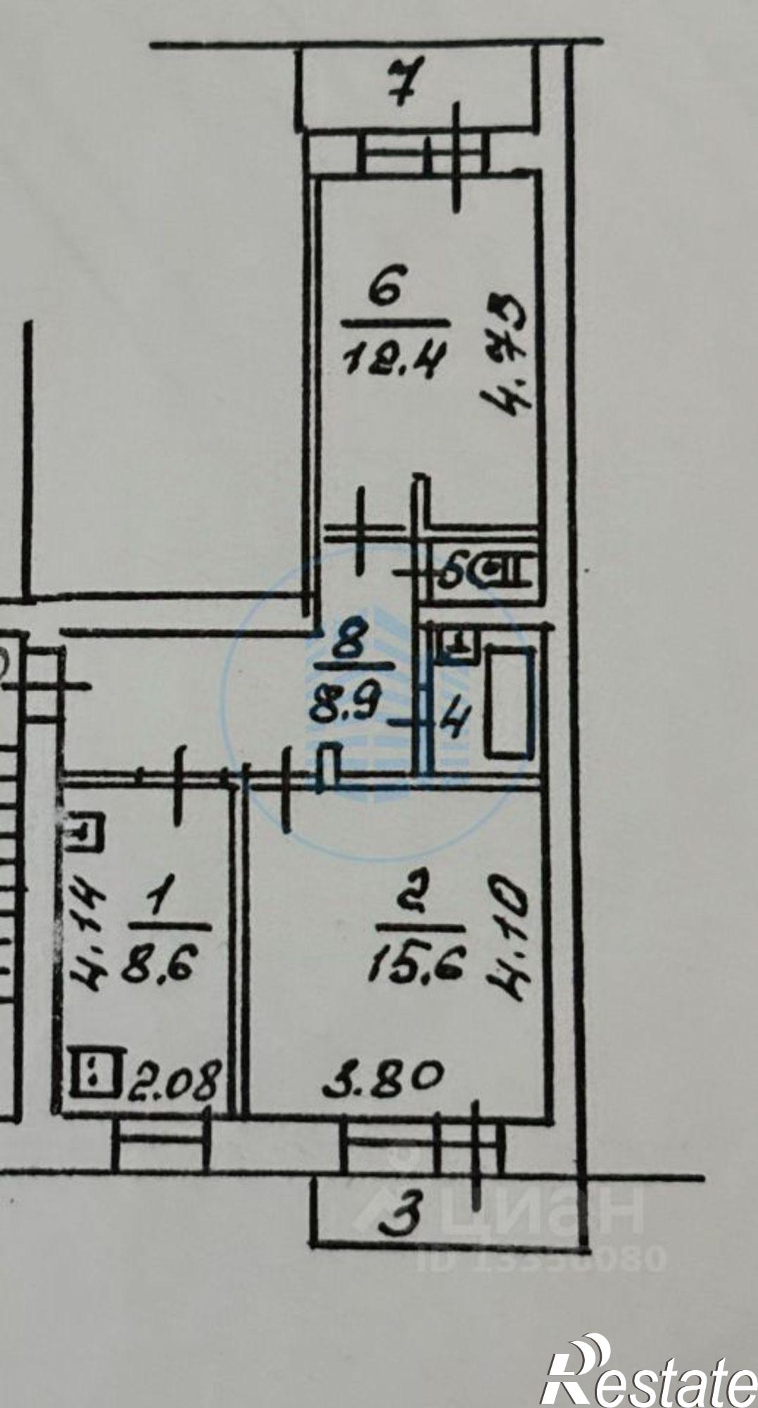 Купить квартиру за 4 650 000 рублей на Пикетная улица, 1