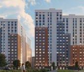 1-комн, 33 кв м, этаж 13/19 Российский пр-кт, 16