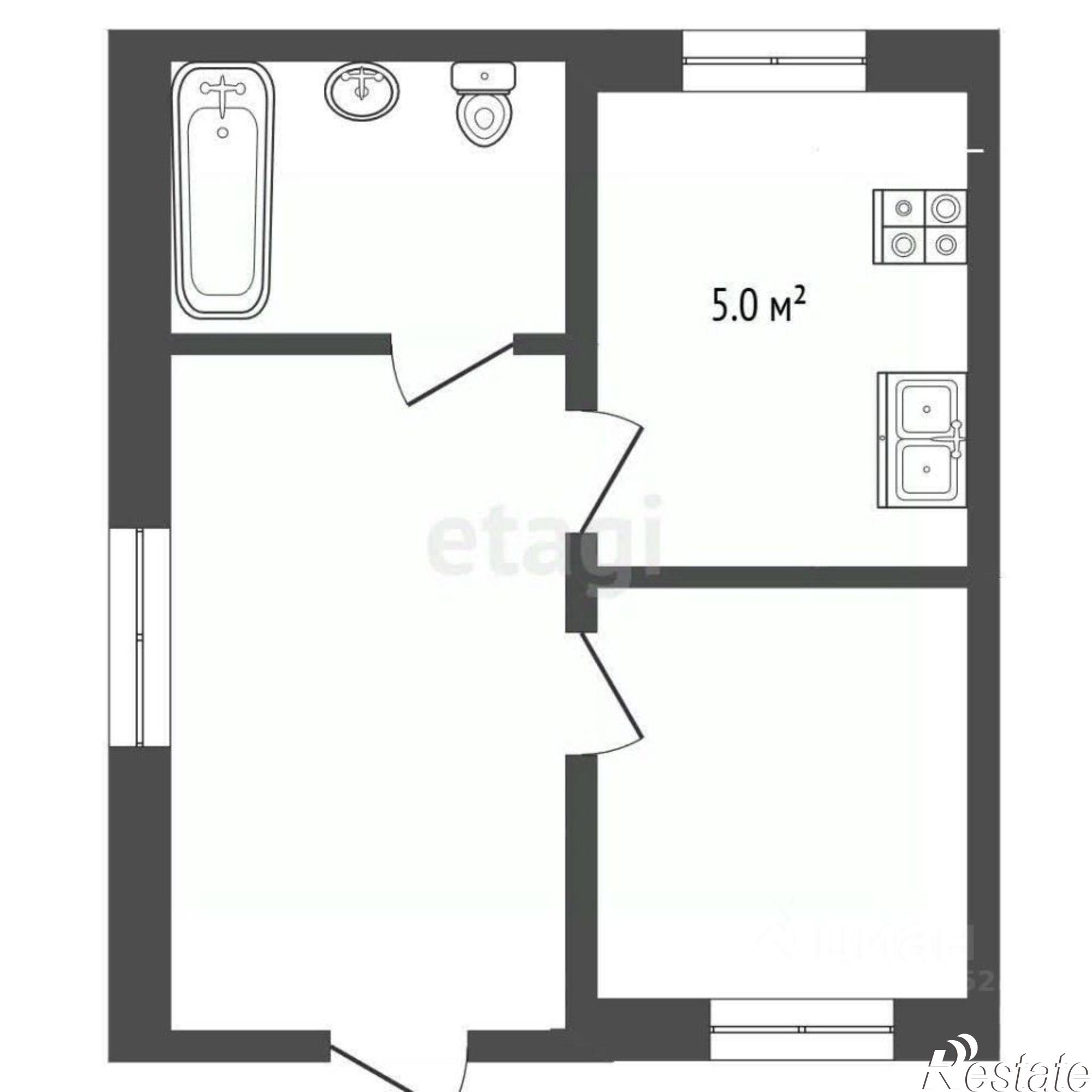 Купить квартиру за 2 750 000 рублей на Октябрьская улица, 38