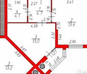 1-комн, 38кв м, этаж 2/22 Гражданская улица, 1/4