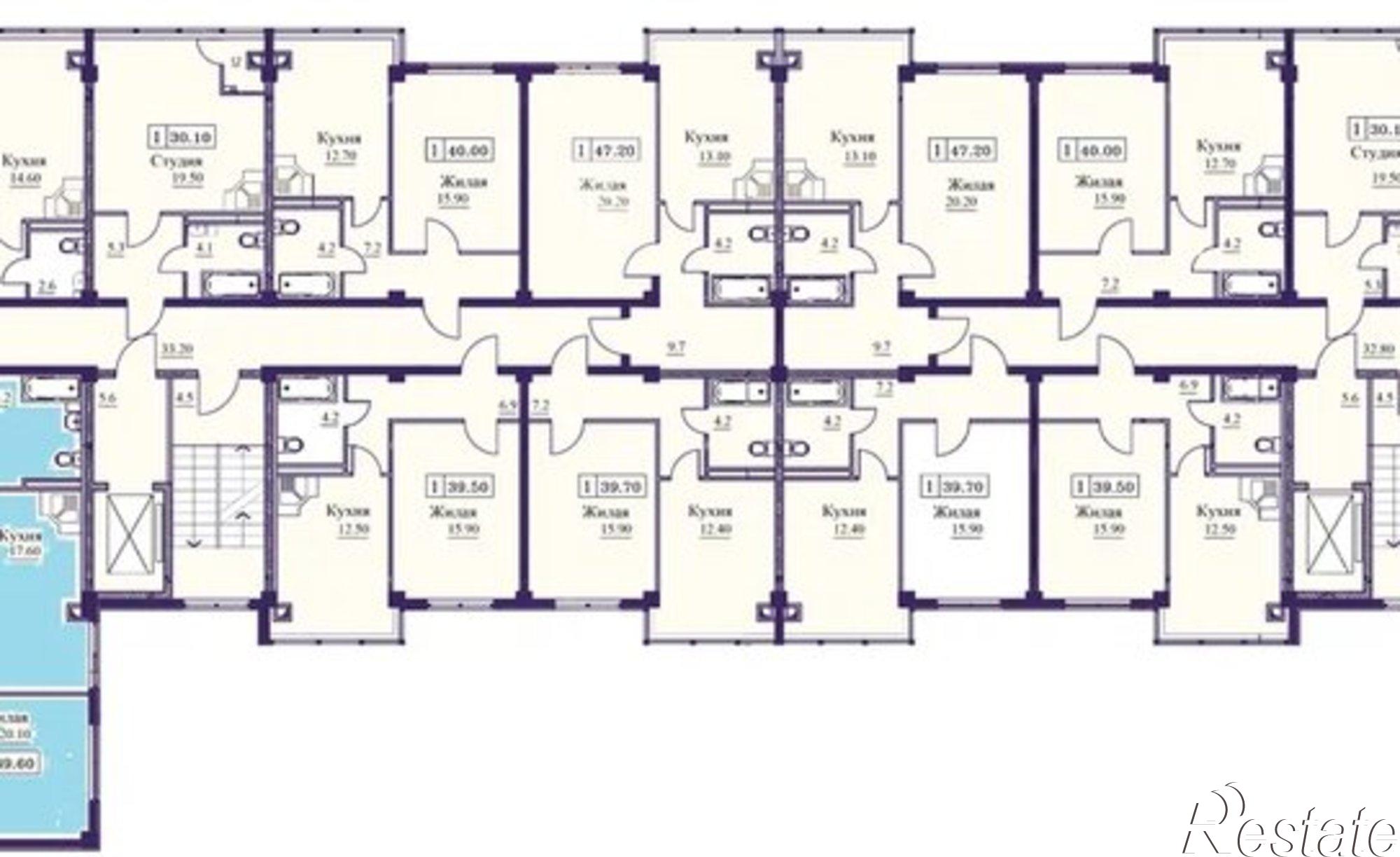 Купить квартиру за 8 960 000 рублей на ул Советская, 69А