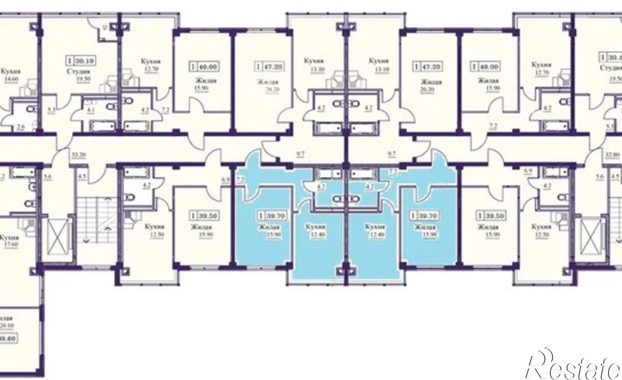 Купить квартиру за 4 367 000 рублей на ул Советская, 69А