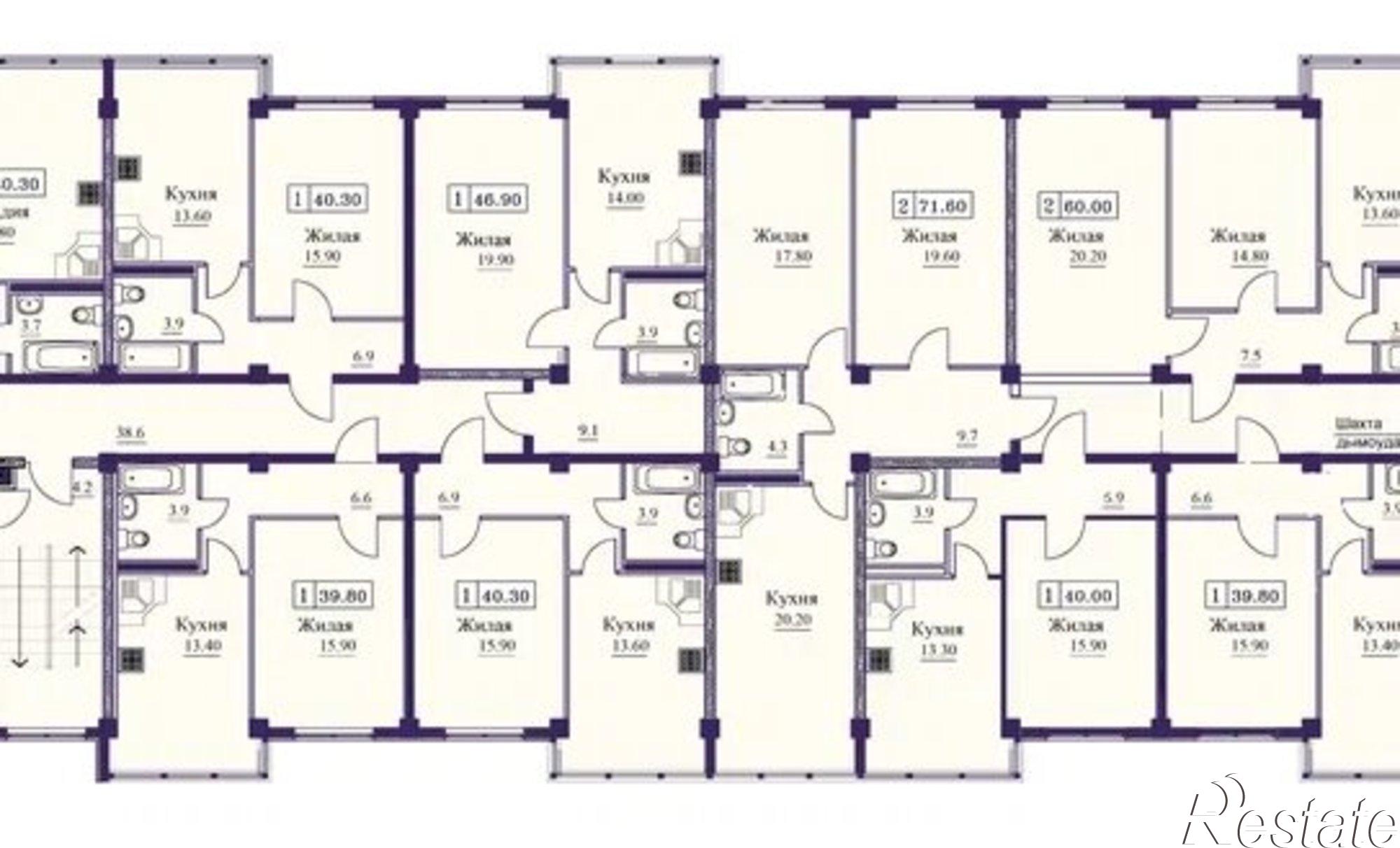 Купить квартиру за 4 345 000 рублей на Советская улица