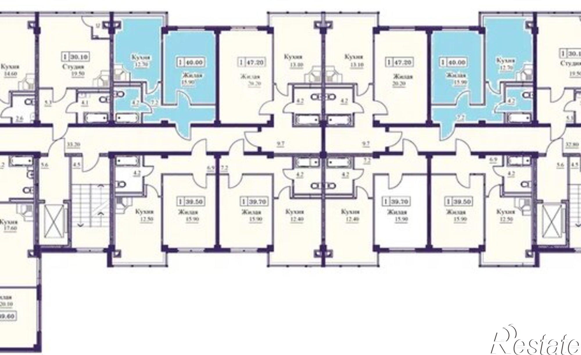 Купить квартиру за 4 400 000 рублей на Советская улица, 69А