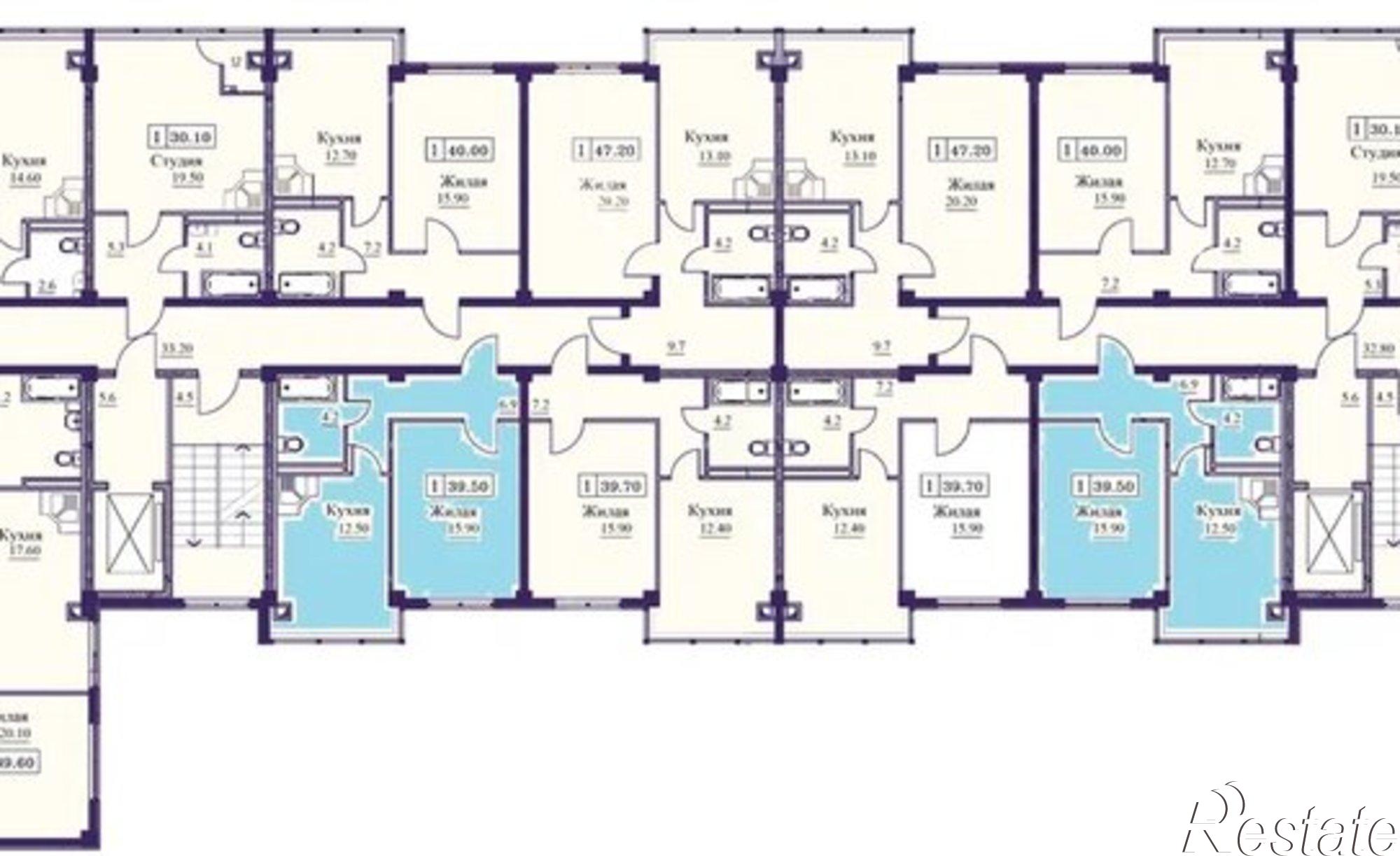 Купить квартиру за 4 345 000 рублей на ул Советская, 69А