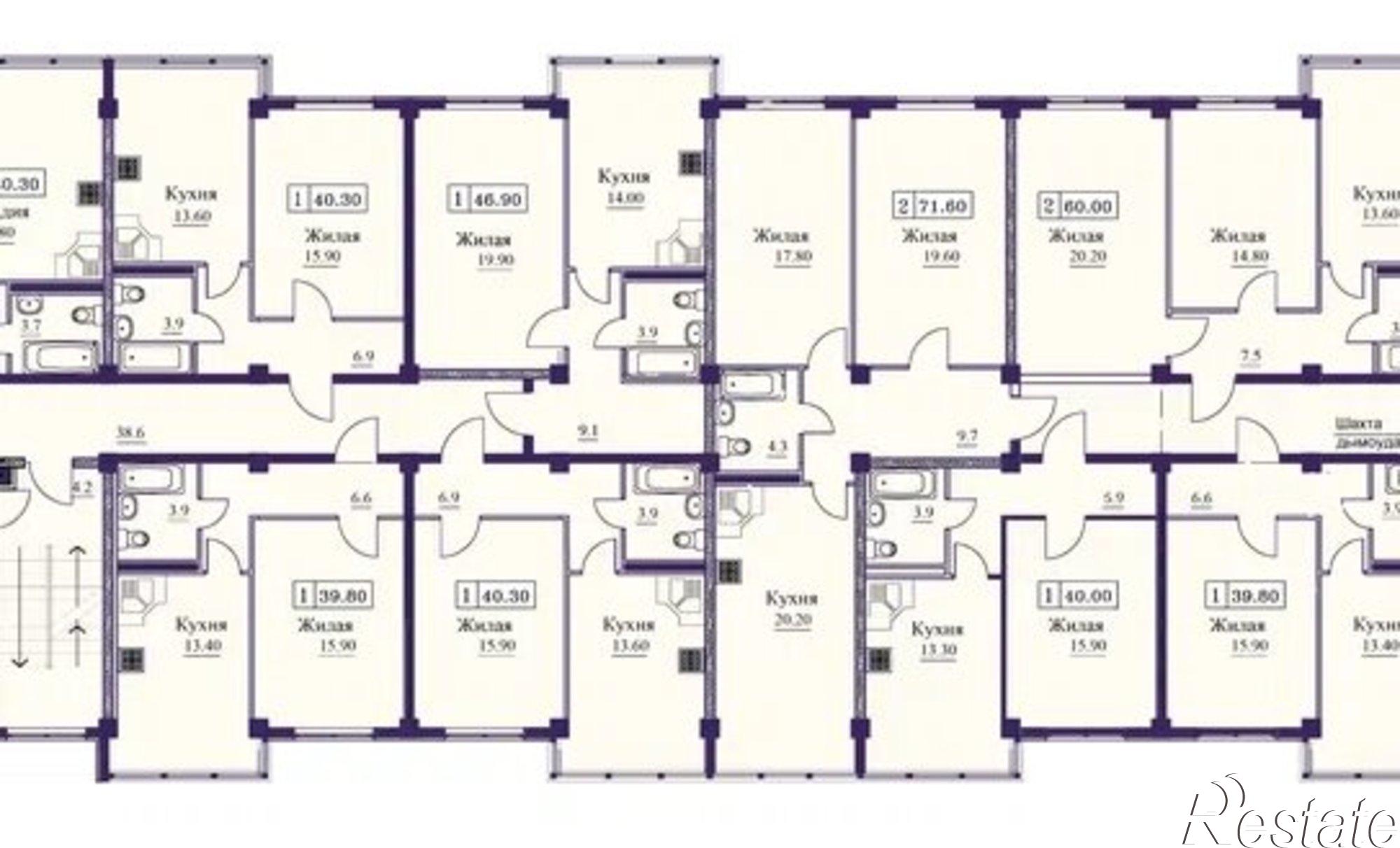 Купить квартиру за 7 280 000 рублей на Советская улица