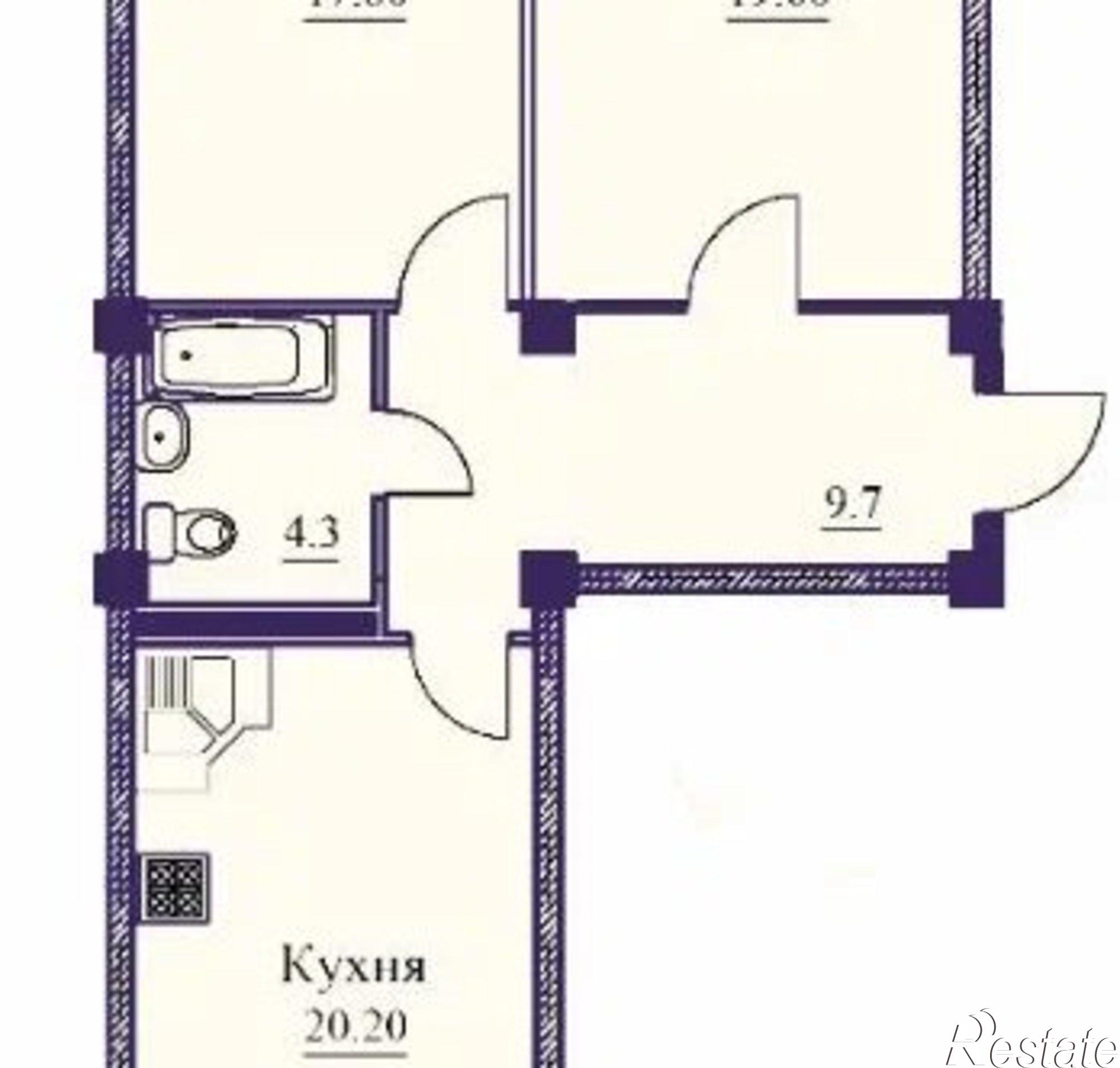 Купить квартиру за 7 160 000 рублей на Советская улица