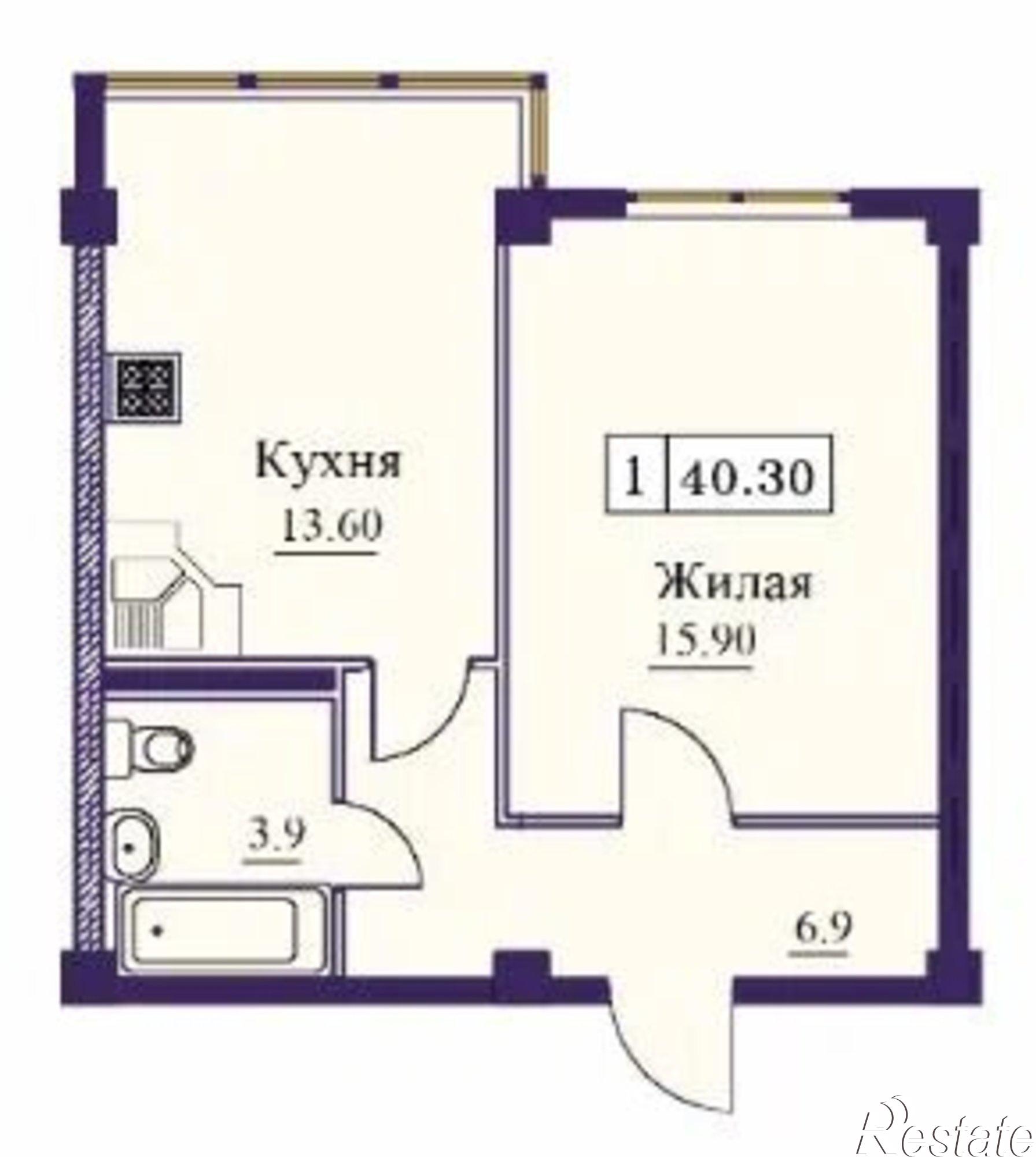 Купить квартиру за 4 433 000 рублей на Советская улица