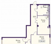 2-комн, 90 кв м, этаж 8/9 Советская улица, 69А