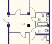 3-комн, 92 кв м, этаж 5/9 Советская улица