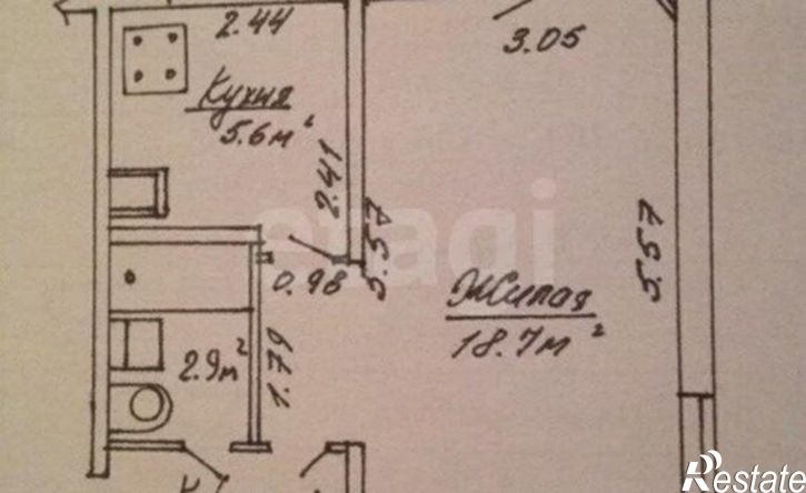 1-комн квартира бульвар Мира, 40,  д. 40