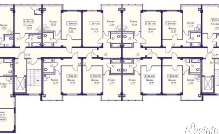 2-комн квартира в новом доме ул Советская, 69А,  д. 69А