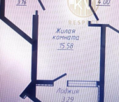 1-комн, 42кв м, этаж 9/10 Ленинградская улица, 77