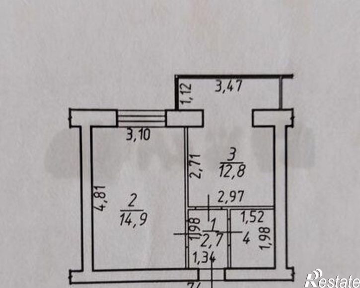 1-комн квартира Полеводческая улица, 1 к11,  д. 1 к11