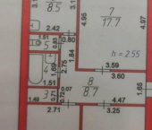 3-комн, 68кв м, этаж 5/5 улица Гагарина, 70