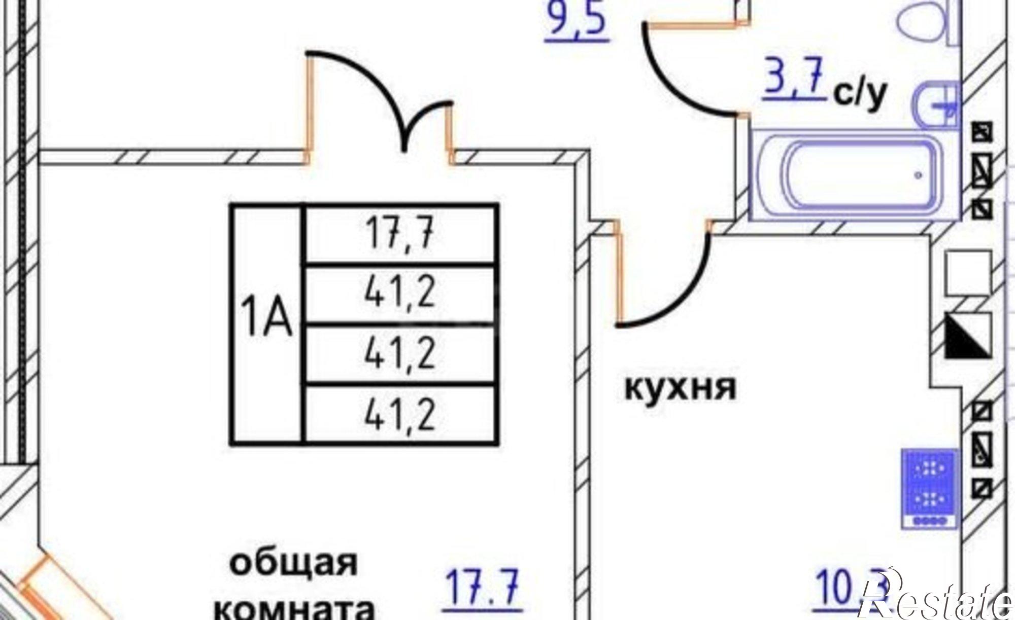 Купить квартиру за 3 676 400 рублей на ул Водопроводная, 362/2