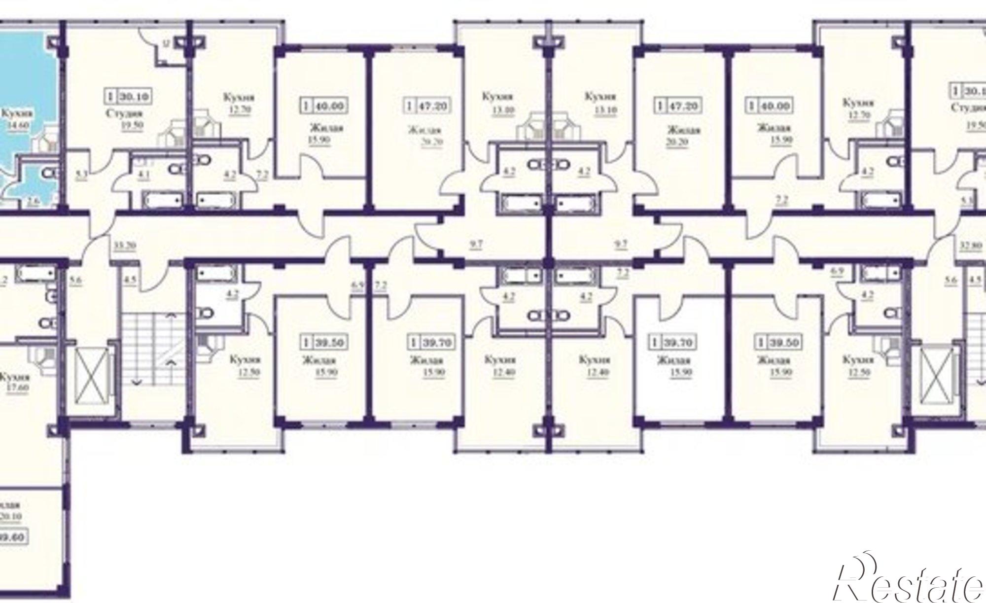 Купить квартиру за 9 030 000 рублей на Советская улица, 69А