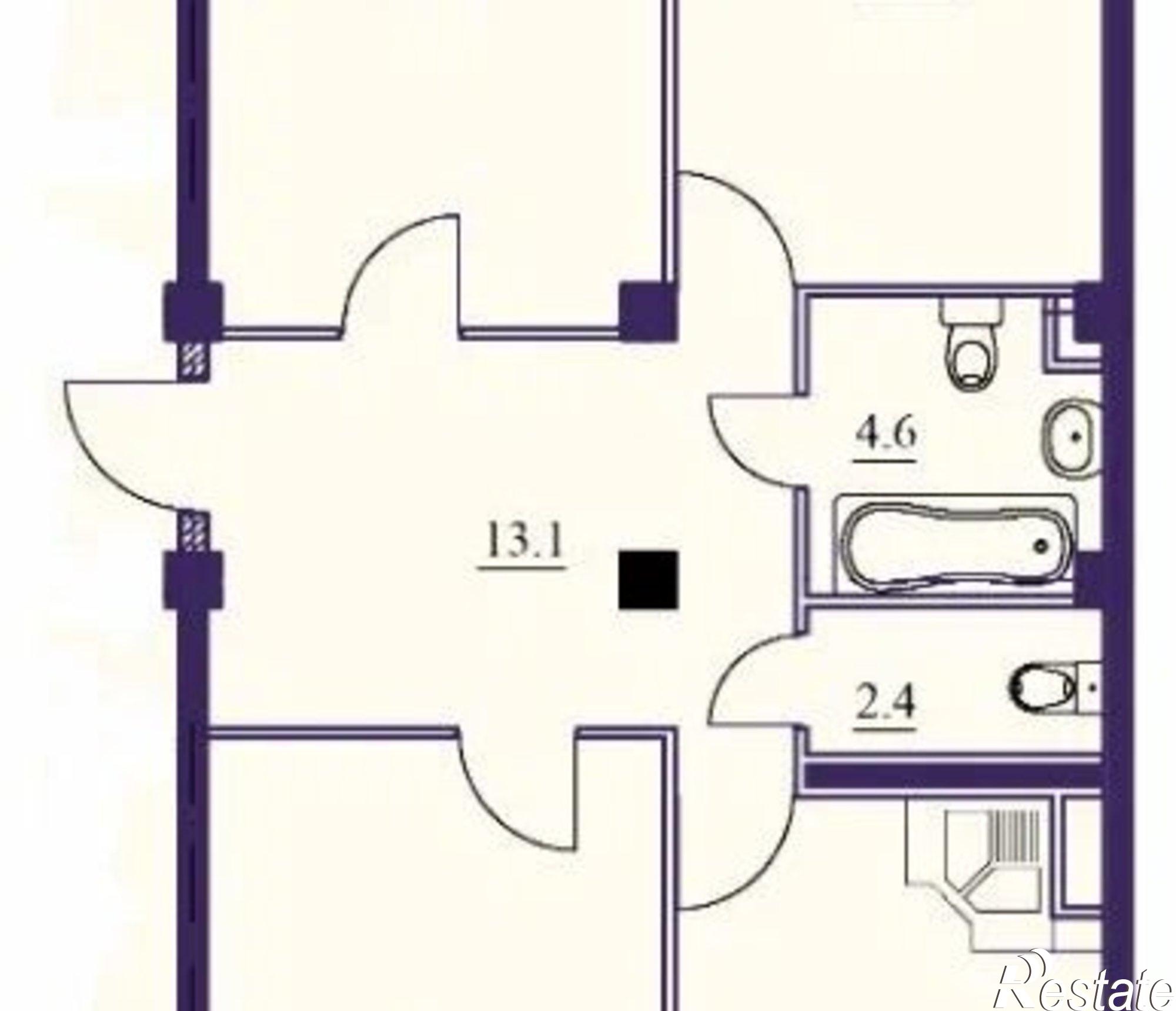 Купить квартиру за 9 160 000 рублей на Минеральные Воды, Советская улица