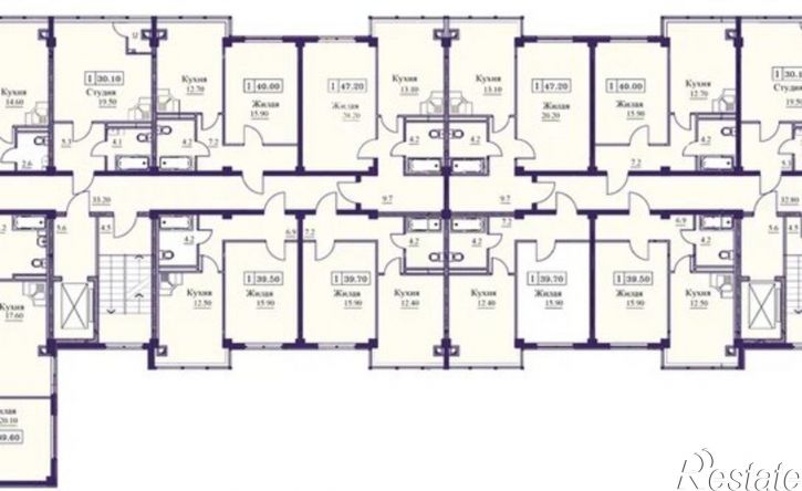 2-комн квартира в новом доме Минеральные Воды, Советская улица
