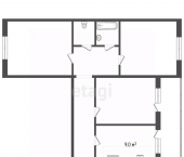 3-комн, 84кв м, этаж 6/9 улица Шатило, 15