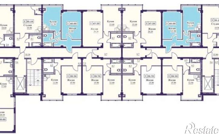 1-комн квартира в новом доме ул Советская, 69А,  д. 69А