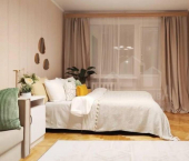 1-комн, 40кв м, этаж 5/5 ул Тельмана, 22
