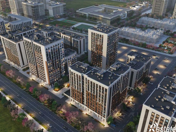1-комн квартира в новом доме улица Андрея Голуба, 12к13