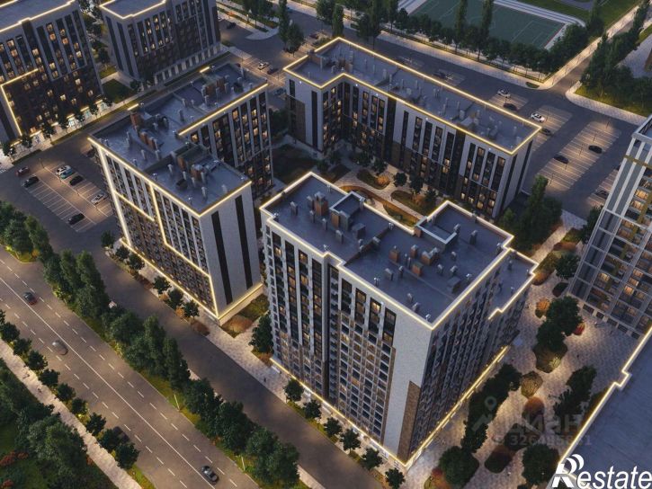 1-комн квартира в новом доме улица Андрея Голуба, 12к10