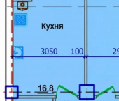 1-комн, 46кв м, этаж 12/12 Пятигорск, Украинская улица, 39