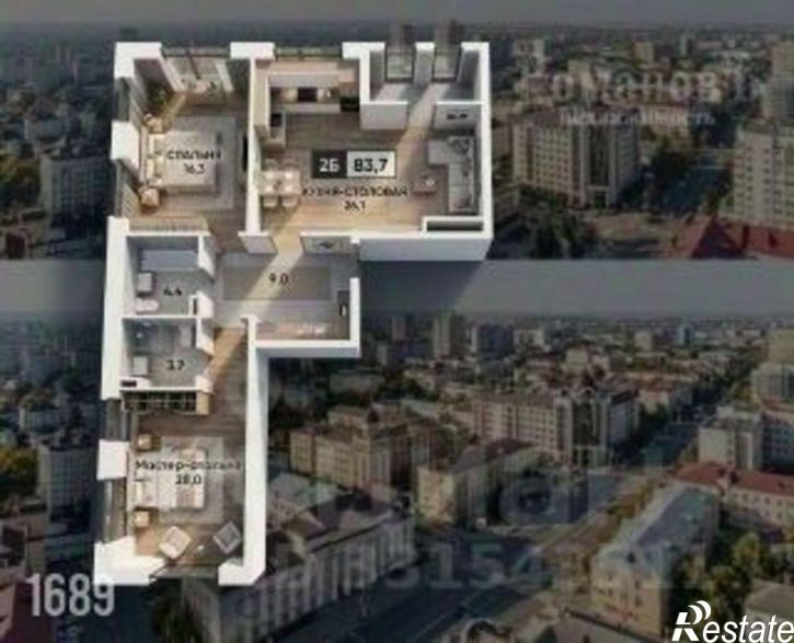 3-комн квартира Ставрополь, Российский проспект