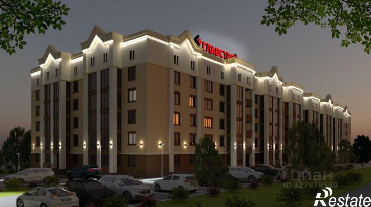 1-комн квартира в новом доме улица Рогожникова, 21