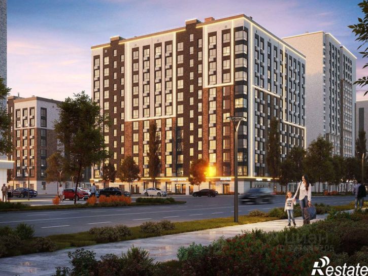 1-комн квартира в новом доме улица Андрея Голуба, 12к11