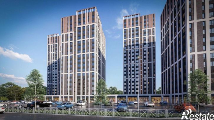 1-комн квартира в новом доме улица 45-я Параллель