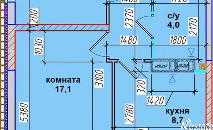 2-комн квартира в новом доме Ставрополь, Ленинский район, микрорайон № 6