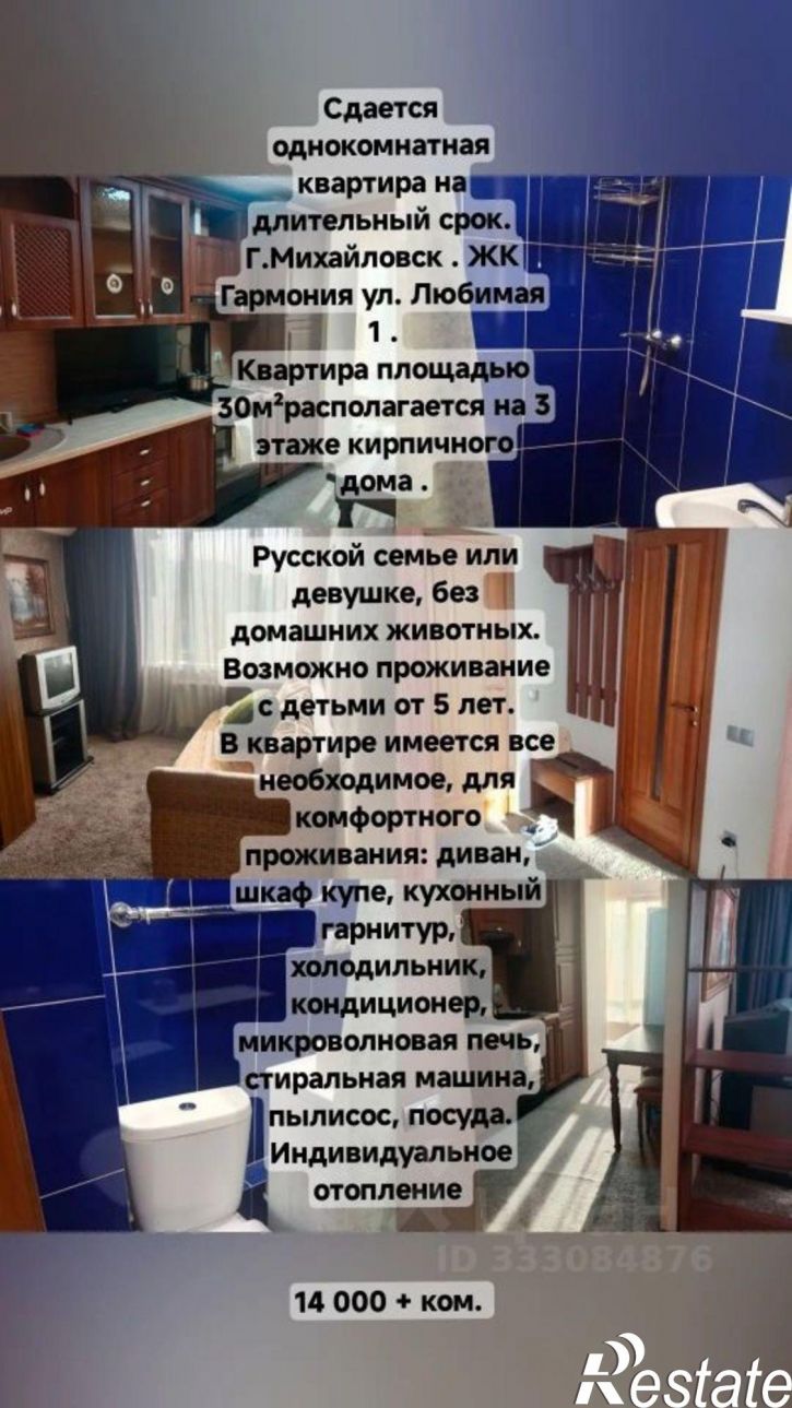 1-комн квартира Шпаковский район