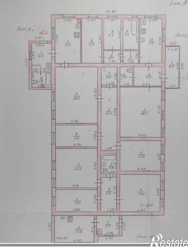 3-комн квартира Школьная улица, д.8