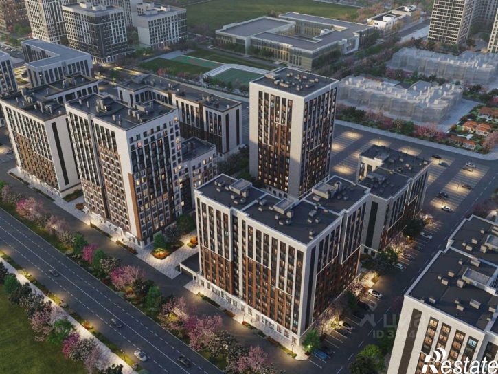 2-комн квартира в новом доме улица Андрея Голуба, 12к13